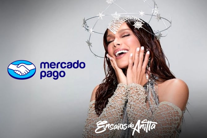 Imagem da cantora Anitta com um dos figurinos que usará na próxima edição dos Ensaios da Anitta, que será patrocinado pelo Mercado Pago.